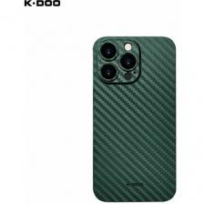 Чехол ультратонкий K-DOO Air Carbon для iPhone 12 Pro Max, зеленый