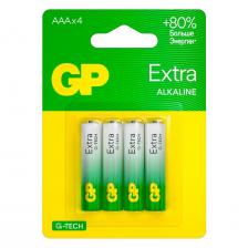 Батарейки GP Extra G-Tech AAA, 4 шт (GP24AXA21-2CRSBC4)