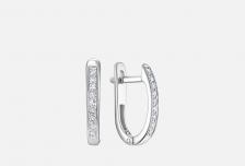 Серьги Золотые Бриллиант 2 шт VESNA JEWELRY