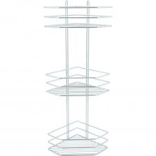 3-х ярусная угловая полка для ванной Полка для ванной 3-х ярусная, угловая Rosenberg RUS-385333