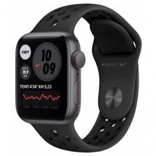 Умные часы Apple Watch Series SE Gen 2 44 мм Aluminium Case GPS, midnight/black Nike Sport Band