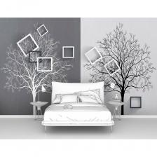 Фотообои 3d абстракции дерево ООО Первое ателье "Абстракция из деревьев с квадратами" 160x100 ШxВ pw95759-1 - это моющиеся флизелиновые обои. Преимущество наших фото обоев в приятной текстуре материала, слегка шероховатой, напоминающей кварцевый песок, она дорого выглядит в интерьере, но при этом не перетягивает на себя внимание от изображения. Обои виниловые горячего тиснения на флизелиновой основе, прочные, плотные — 210 гр/м2, поэтому не рвутся при поклейке. Напечатаны экологичными латексными красками без запаха, имеющими европейские сертификаты, на материале, предназначенном специально для выпуска интерьерных фотообоев. Фотостена с оригинальным авторским рисунком на кухню, в спальню, для гостиной, зала, коридора, комнаты, прихожей, в офис подойдет под различные стили и решения вашего интерьера. Фотообои легко клеить самому, важно, что клей наносится сразу на стену. Если в размере несколько полотен, то поклейка происходит стык в стык и швы после монтажа практически незаметны. Фотообои на стене устойчивы к выгоранию от солнечных лучей. Винил горячего тиснения делает обои износостойкими, устойчивыми к механическим повреждениям и способствует яркости и естественности в цветопередаче. Рисунок позволяет сделать интерьер уютным, стильным и с 3д эффектом. Фотообои это прекрасное и недорогое решение сделать интерьер Вашей комнаты уникальным!