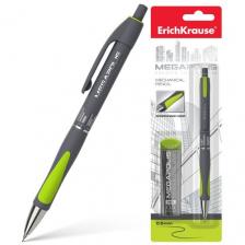 ErichKrause Механический карандаш Megapolis Concept со сменными грифелями HВ, 0,5 мм, черный