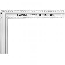 Угольник алюминиевый Столярный угольник Stayer Professional 3432-30 жесткий 300мм