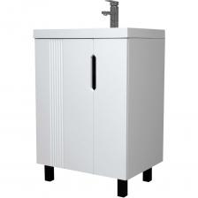 Эта напольная тумба под умывальник в ванную представляет собой практичное и стильное решение для любой ванной комнаты. Тумба под раковину помогает рационально использовать пространство, создавая дополнительное место для хранения нужных вещей. Нет ящиков, что делает ее максимально удобной для быстрого доступа к аксессуарам. Для ванной данная модель подходит как нельзя лучше благодаря своему эргономичному дизайну и компактным габаритам. Тумба 60 см ширина легко вписывается в любые интерьерные решения, позволяя создать гармоничную атмосферу. Несмотря на свои размеры, она уверенно удерживает прямоугольный умывальник, делая процесс умывания комфортным и безопасным. Доступные модели позволяют выбрать идеальный вариант под прямоугольную раковину. Универсальная версия без раковины предоставляет возможность самостоятельно подобрать подходящую сантехнику по вашему вкусу. Напольная конструкция обеспечивает стабильность и надежность, требует дополнительных креплений к стене. Тумба под умывальник поставляется в собранном виде. Для удобства в использовании на дверях установлены петли с доводчиком. Возможна регулировка ножек до 30 мм. Умывальник в комплект не входит. Дополнительно необходимо приобрести умывальник мебельный.