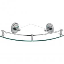 Угловая стеклянная одинарная полка Savol S-007073 23292