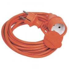 IEK WUP10-30-K09-44 Шнур УШ-01РВ оранж. с вилкой и розеткой 2P+PE/30