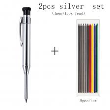 Механический карандаш MROOFUL 2,8 мм 2B красный/желтый/черный/синий/зеленый/серебристый