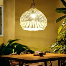 Светильник потолочный из ротанга «Лукман», 1x120 Вт, Е27, 40x40x40 см