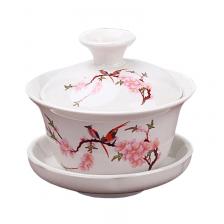 Керамический чайный сервиз Gai Wan для путешествий