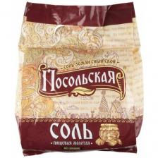 Посольская Соль пищевая; крупный; 2.5 кг; пакет