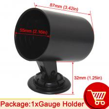 HD 52 мм тахометр 0-8000 об/мин аналоговый черный корпус с белым светодиодом для 1-8 цилиндров бензиновый двигатель автомобиля