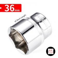 25/26/28/34/36 мм, большой размер, шестигранная головка Cr-v, метрический ключ из сплава, торцевая головка для снятия гайки, трещотка, инструменты для ремонта автомобиля