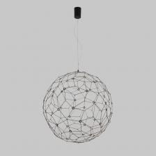 Подвесной светодиодный светильник 453/1 в цвете черный жемчуг поможет создать качественное акцентное освещение квартиры, кафе или магазина. С помощью регулировки высоты подвеса имеется возможность размещать светильники на разных уровнях, создавая уникальные световые композиции. Источником света являются экономичные SMD светодиоды с мощностью 30 Вт и цветовой температурой 4000 К, обладающие высокой светоотдачей и излучающие равномерный световой поток 2403 лм. Корпус светильника изготовлен из прочного металла, который надежно защищает внутренний механизм от повреждений.