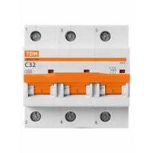 Авт. выкл. ВА47-100 3Р 32А 10кА х-ка С TDM, цена за 1 шт
