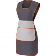 Фартук СОЮЗСПЕЦОДЕЖДА КЛИНПЛЕКС ВИТА Лайт графит/светло-серый/оранжевый, размер 56-62 2000000224237
