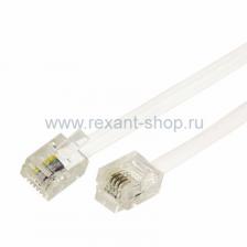Rexant Телефонный удлинитель 2 м 18-3021 10 шт