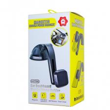 Автомобильный держатель Magnetic H-CT352 для смартфона магнитный на приборную панель на присоске (черный)