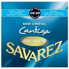 510CJP New Cristal Cantiga Premium Комплект струн для классической гитары, сильное натяж, Savarez
