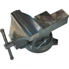 Слесарные тиски нужны для жёсткой фиксации деталей во время обработки. Они используются в разных работах, например: Обработка металла (опиливание, сверление, сварка, нарезание резьбы) Сборка и разборка деталей (удержание гаек, болтов, валов) Главная задача тисков — удержать деталь в стабильном положении, не давая ей смещаться во время работы. Тиски имеют стальные широкие (200 мм) съемные губки, стальной корпус с поворотным механизмом и наковальней. Будут надежным помощником в работе как в быту, так и в слесарной мастерской