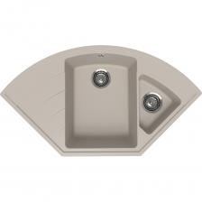 ULGRAN Quartz Marta 1000 - классическая угловая двухсекционная кухонная мойка с большой глубокой чашей 200 мм и коландером, изготовленная на современном автоматизированном оборудовании из высококачественных кварцевых композитов по инжекционной технологии (литье под давлением). Кварцевый композит является поистине инновационным материалом в производстве кухонных моек. Он сочетает в себе такие неоспоримые преимущества как повышенная влагостойкость и термостойкость, возможность придать мойке при изготовлении практичный и функциональный дизайн, увеличенное сопротивление внешнему износу, снижение уровня шума при падении струи воды, безусловная гигиеничность и простота в уходе, а также сравнительно малый вес при высокой прочности. Смеситель можно установить как справа, так и слева на мойке. Всего предусмотрено 6 намеченных отверстия под смеситель и аксессуары (дозатор, клапан-автомат или измельчитель). Мойка устанавливается в угловой кухонный шкаф 90 х 90 см, а наличие коландера для мытья фруктов и размораживания продуктов сделает работу с данной мойкой еще более удобной и комфортной. Слева расположено вместительное крыло, куда можно складывать чистую посуду или хранить кухонные аксессуары, а специальная форма бороздок будет способствовать отведению стекающей воды в чашу мойки, а также защищать столешницу возле мойки от разбрызгивания воды. В комплектацию входит сливная арматура серии "Элит" с гофротрубой, технический паспорт и гарантийный талон. Заводская гарантия составляет 7 лет, а срок службы данной мойки, при соблюдении основных правил ухода за ней, составляет более 20 лет.