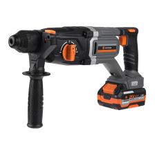 Бесщеточный аккумуляторный перфоратор Anycons AC-H509 – профессиональный инструмент для сверления и долбления бетона, кирпича, камня и других твердых материалов.Перфоратор оснащен современным бесщеточным двигателем, который обеспечивает высокую мощность при минимальном энергопотреблении и увеличивает срок службы инструмента.Благодаря силе удара 2,8 Дж перфоратор легко справляется с плотными материалами, обеспечивая быструю и эффективную работу.Аккумуляторное питание обеспечивает мобильность и удобство работы на объектах без доступа к электросети, а патрон SDS Plus гарантирует надежную фиксацию буров и оснастки, позволяя быстро менять насадки без использования дополнительных инструментов.