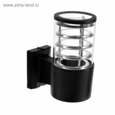Светильник настенный Luazon Lighting 1хE27x60 Вт «Модерн», пластик, вверх, черный