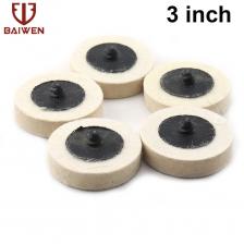 1/2/3 дюйма Roloc полировальные диски полировальные диски из сжатой шерсти войлочная ткань диск шлифовальные диски Dremel вращающиеся аксессуары