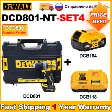 DEWALT DCD801 Аккумуляторная дрель-шуруповерт 20В