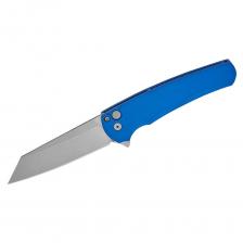 Складной нож Pro-Tech Malibu Reverse Tanto, сталь Magnacut, рукоять синий алюминий