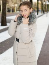 Пуховик для девочек Outventure, Бежевый