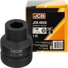 Ударная головка JCB 18 мм — это прочный и надежный инструмент, предназначенный для работы с крепежом шестигранного профиля. Оснащена посадочным квадратом 1" с отверстием, что обеспечивает совместимость с мощными гайковертами и другим профессиональным оборудованием.Головка выполнена из высококачественной хромомолибденовой стали (CrMo), которая отличается повышенной прочностью, устойчивостью к нагрузкам и долговечностью. Длина изделия — 70 мм, что позволяет эффективно работать даже с крепежом, расположенным в труднодоступных местах.ПреимуществаПрочный материал CrMo – хромомолибденовая сталь гарантирует надежность и долгий срок службы.Совместимость – посадочный квадрат 1" подходит для профессиональных гайковертов и инструментов.Надежное сцепление – 6-гранный профиль обеспечивает плотный контакт с крепежом и снижает риск повреждений.Удобная длина 70 мм – позволяет работать с крепежом в ограниченном пространстве.Профессиональное применение – идеально подходит для автосервисов, промышленности и тяжелой техники.