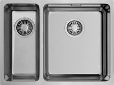 Мойка кухонная двойная Omoikiri Tadzava 58х44 R нержавеющая сталь
