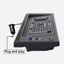 Автомобильное беспроводное зарядное устройство для телефона 15 Вт для BMW X5 F15 X6 F16 2014 2015 2016 2017 2018 2019 Держатель зарядной панели Аксессуары для быстрой зарядки