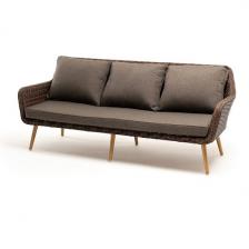 "Прованс" диван из искусственного ротанга трехместный, цвет коричневый 4SIS арт.УТ-00006463