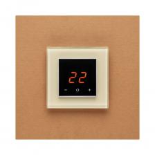 AURA ORTO 1015 BEIGE LIGHT(светло бежевый) – электронный терморегулятор с лицевой панелью из закаленного стекла с рамкой светло бежевого цвета (цвет по RAL 1015 BEIGE LIGHT) c выносным датчиком температуры на проводе. Терморегулятор AURA ORTO 1015 BEIGE LIGHT предназначен для управления любыми электрическими теплыми полами по показаниям выносного датчика. AURA ORTO 1015 BEIGE LIGHT устанавливается в стандартный подрозетник и используется для поддержания постоянной комфортной температуры пола.