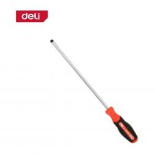 Профессиональная отвертка Deli DL3451 — это надежный инструмент для точных и комфортных работ. Она создана для мастеров, которые ценят качество и эргономику. Отвертка оснащена прочным стержнем из стали S2, черненым магнитным наконечником для удобства работы с мелкими крепежами и прорезиненной рукояткой, обеспечивающей надежный хват. - Материал стержня: сталь S2 - высокая прочность и износостойкость, инструмент прослужит долго даже при интенсивном использовании. - Наконечник: черненый, магнитный - удобство работы с мелкими шурупами и винтами, крепеж надежно фиксируется. - Прорезиненная рукоятка - предотвращает скольжение, снижает усталость рук при длительной работе - Указание типоразмера на торце — быстрый подбор нужной отвертки без необходимости проверки маркировки на стержне. - Упор для большого пальца- улучшенный контроль и комфорт при работе, особенно в труднодоступных местах.