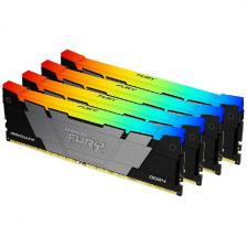 Оперативная память Kingston DDR4 64GB (4x16GB) 3600Mhz FURY Renegade Black RGB (KF436C16RB12AK4/64)