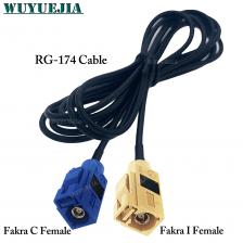 RG-174 кабель WUYUEJIA синий Fakra C-Fakra I 50 Ом 10см-10м