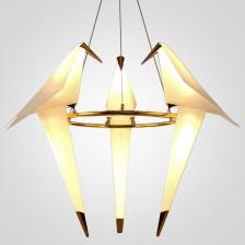 Подвесная люстра светодиодная птички Origami Bird Chandelier 3 ImperiumLoft 40,1045 (75246-22)