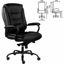 Кресло "Ровер" CH-708 предназначено для ежедневного использования как в офисе, так и дома. Отличается повышенной комфортностью. Обладает возможностью индивидуальной адаптации под конкретного человека.Кресло имеет высокую мягкую спинку и мягкое сидение с дополнительными подушками. Оснащено усиленным каркасом, механизмом качания "Мультиблок" с регулировкой под вес пользователя, обеспечивающим фиксацию спинки в вертикальном положении и отклонение ее назад в 5 положениях.Подлокотники состоят из металлического каркаса с мягкими наладками.Пятилучие металлическое, цвет черный полуматовый.Ролики – пластиковые с черным полиуретановым покрытием.Кресло выдерживает нагрузку до 150 кг.Кресло "Ровер" CH-708 – гарантия удобства и надежности! Отличное соотношение цены и качества!