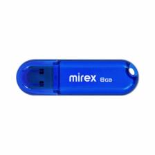 Флешка Mirex CANDY BLUE, 8 Гб ,USB2.0, чт до 25 Мб/с, зап до 15 Мб/с, синяя