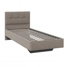 Кровать Трия Моника Ultra Сashmere, 90х205х87 см, серая (263358)