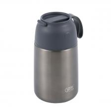 Термос вакуумный герметичный для еды Gipfel Berlin 700 мл серый
