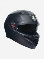 Мотошлем интеграл AGV K3 E2206 MPLK Matt Black, Черный
