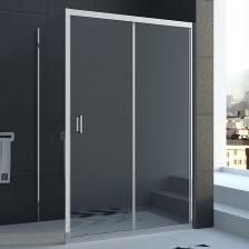 Душевой уголок Veconi Rovigo RV-040 110х90 см, профиль хром, стекло прозрачное