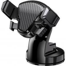 Держатель D-5 предназначен для фиксации мобильных устройств в автомобиле, подходит для смартфонов с разной диагональю дисплея. Изделие легко крепится к лобовому стеклу или приборной панели с помощью вакуумной присоски. Для дополнительной надежности поверхность присоски имеет липкий слой. Для размещения смартфона применяется платформа с зажимными регулируемыми креплениями сбоку.Держатель изготовлен из прочного пластика. Специальное покрытие предотвращает появление царапин, потертостей и других дефектов на корпусе мобильного устройства. Возможность поворота на 360 градусов позволяет легко настроить положение смартфона для комфортного использования.