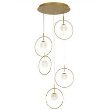 Подвесной светильник светодиодный Delight Collection Elliot Diamante MD21001043-5A gold кольцо DeLight Collection