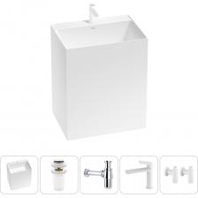 DOUX — СТРОГАЯ КЛАССИКА В СОВРЕМЕННОМ ПРОЧТЕНИИ Минималистичная коллекция напольных раковин представлена прямоугольными моделями шириной 70 см. Баланс увеличенной чаши и глубины предотвращает разбрызгивание воды, а щелевой перелив защитит от протечек при переполнении раковины. Выразительная утилитарность композиции дополняется монолитностью и отсутствием технологических швов, что облегчает уход за изделием. Свободный пристенный монтаж предполагает водоотведение в стену или в пол и позволяет рационально организовать пространство в тандеме со стильным смесителем. Монолитный корпус скроет инженерные коммуникации. ВАННАЯ КОМНАТА В СТИЛЕ WELLSEE Акриловые раковины в сочетании с функциональными смесителями и сифонами, донными клапанами, стильными аксессуарами и современной коллекцией зеркал 7 Rays' Spectrum разных форм и размеров, с яркой фронтальной и фоновой LED-подсветкой или же без подсветки позволяют создавать разнообразие комплексных решений Wellsee для интерьеров Вашей мечты!