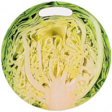 Разделочная доска Дарим красиво Капуста в разрезе 7373988, 26.5х26.5 см, 1 шт., разноцветный